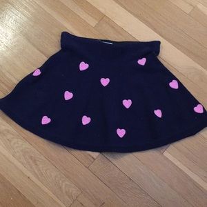Girls H & M Heart Skirt